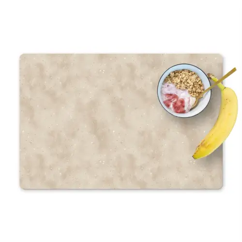 Structuur - Spikkels - Beige Placemat vinyl groot 368 -zzzproduct_Kitchenyeah-website