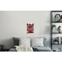 Wine - Red - Decoratie - Japandi Muursticker klein -slaapkamer