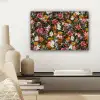 Bloemen - Vlinder - Design - Kunst - Abstract - Schilderij - Oude meesters canvas 2cm klein -sfeer6