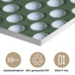 Ballen - Golf - Groen PET vilt klein 837 -closeup_NL