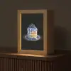 Pannenkoeken - Blauwe Bessen - Bord Light Box met kabel (Tafellamp) klein -z3d_website
