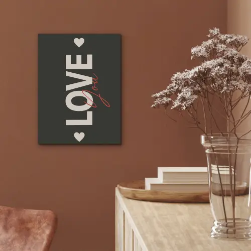 Love - Rood - Valentijn PET vilt klein -sfeer4