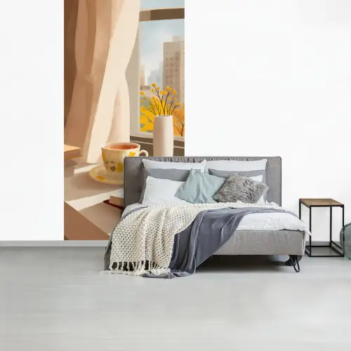 Thee - Boek - Thee - Herfst fotobehang vinyl groot -slaapkamer