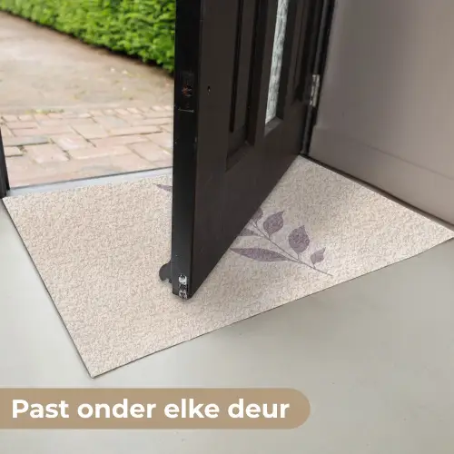 Tak - Bladeren - Minimalistisch - Beige Deurmat klein -USP_NL