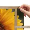 Geel - Zonnebloem - Zomers Light Box met batterij (Wandlamp) middel -USP_websiteprintNL