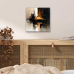 Modern - Zwart - Verf - Goud aluminium wit klein -sfeer3