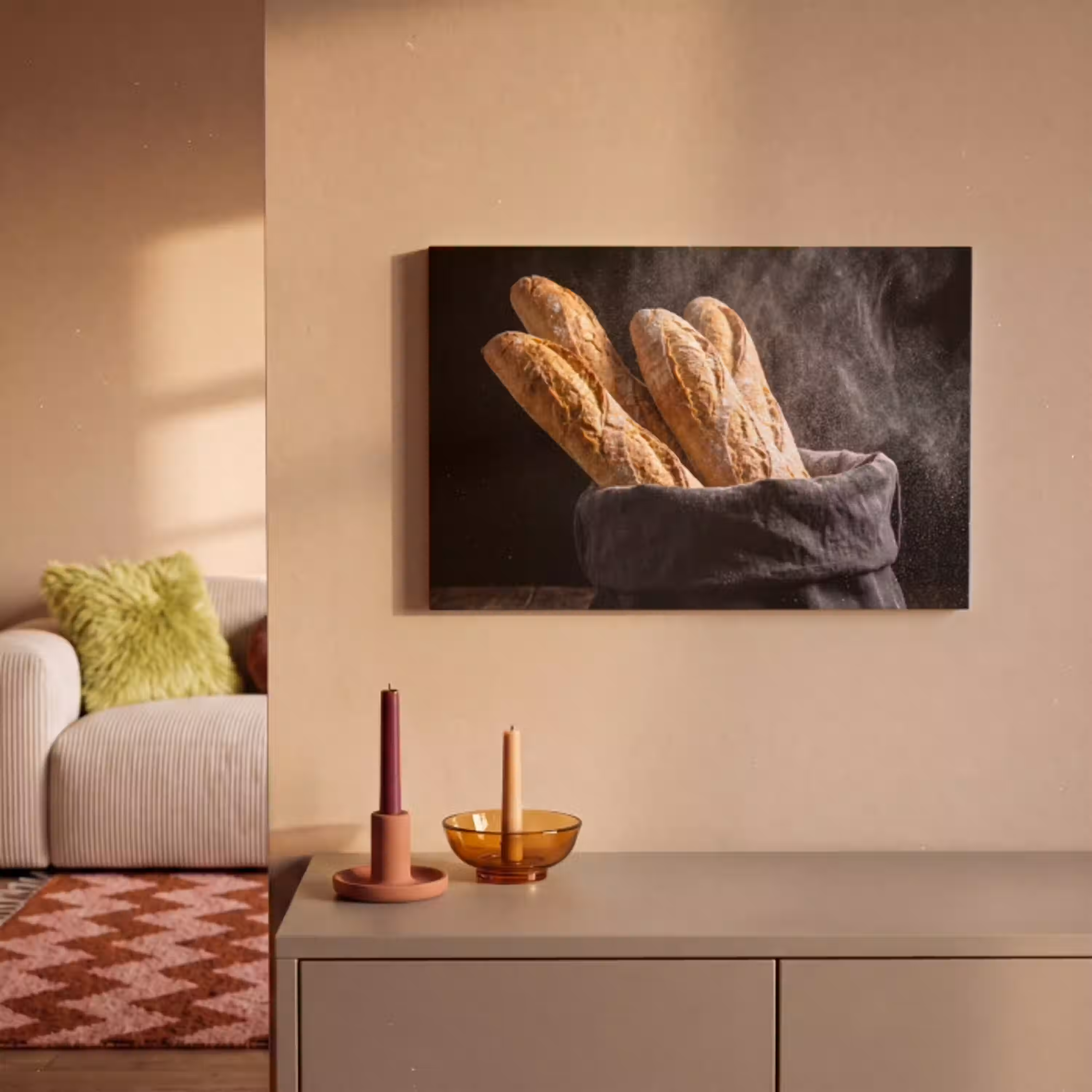 Brood - Zak - Eten canvas 2cm klein -sfeer1
