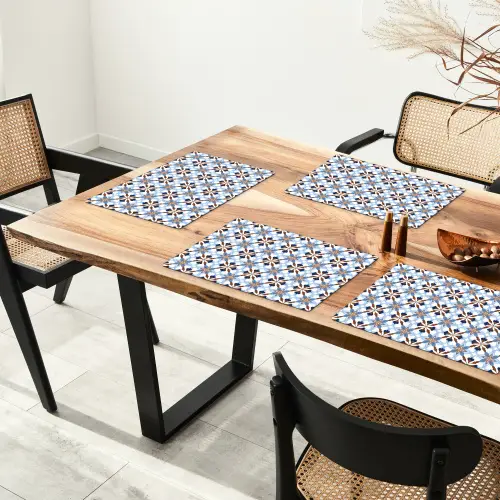 Ornament - Tegel - Kleurrijk Placemat vinyl groot 368 -zzsfeer4_Kitchenyeah-website