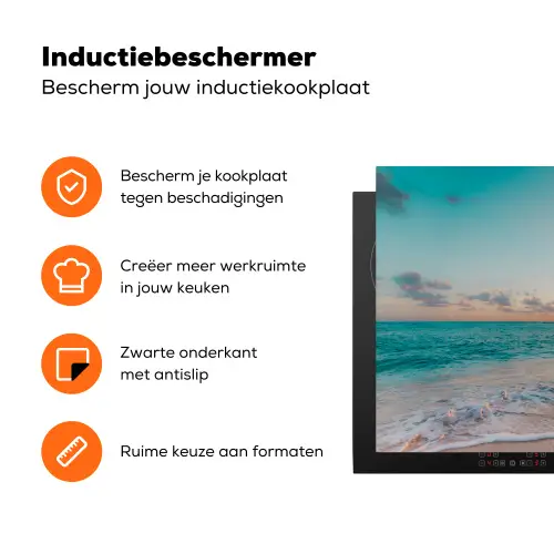 Tropische Zonsondergang Symfonie Inductie beschermer vinyl 3mm klein -zzzzzzz-td-ups