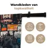 Stad - Mensen - Astronaut - Wit Wandkleed katoen klein -sfeer2