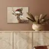 Kerst - Hert - Gewei - Rood PET vilt klein -sfeer4