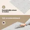 Slang - Patroon - Wit Inductie beschemer met haakjes klein 777 -ky-schoon-nl