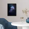 Tentakels - Kwal - Paars - Sprankeling fotolijst zwart zonder passe partout klein -sfeer4