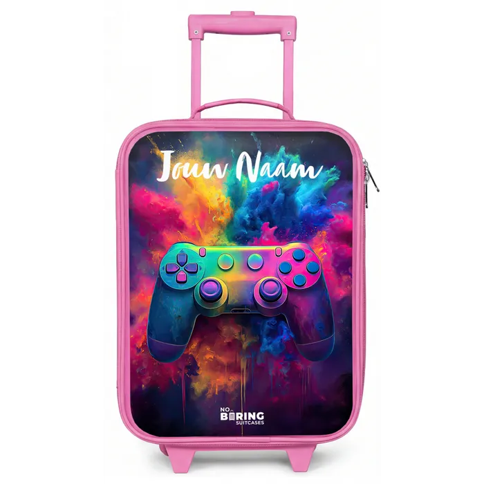 Game - Controller - Kleurrijk - Explosie Kinderkoffer - Roze klein -zz3dotto