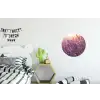Lavendel - Paars - Zonlicht Wandcirkel aluminium klein -kinderkamer