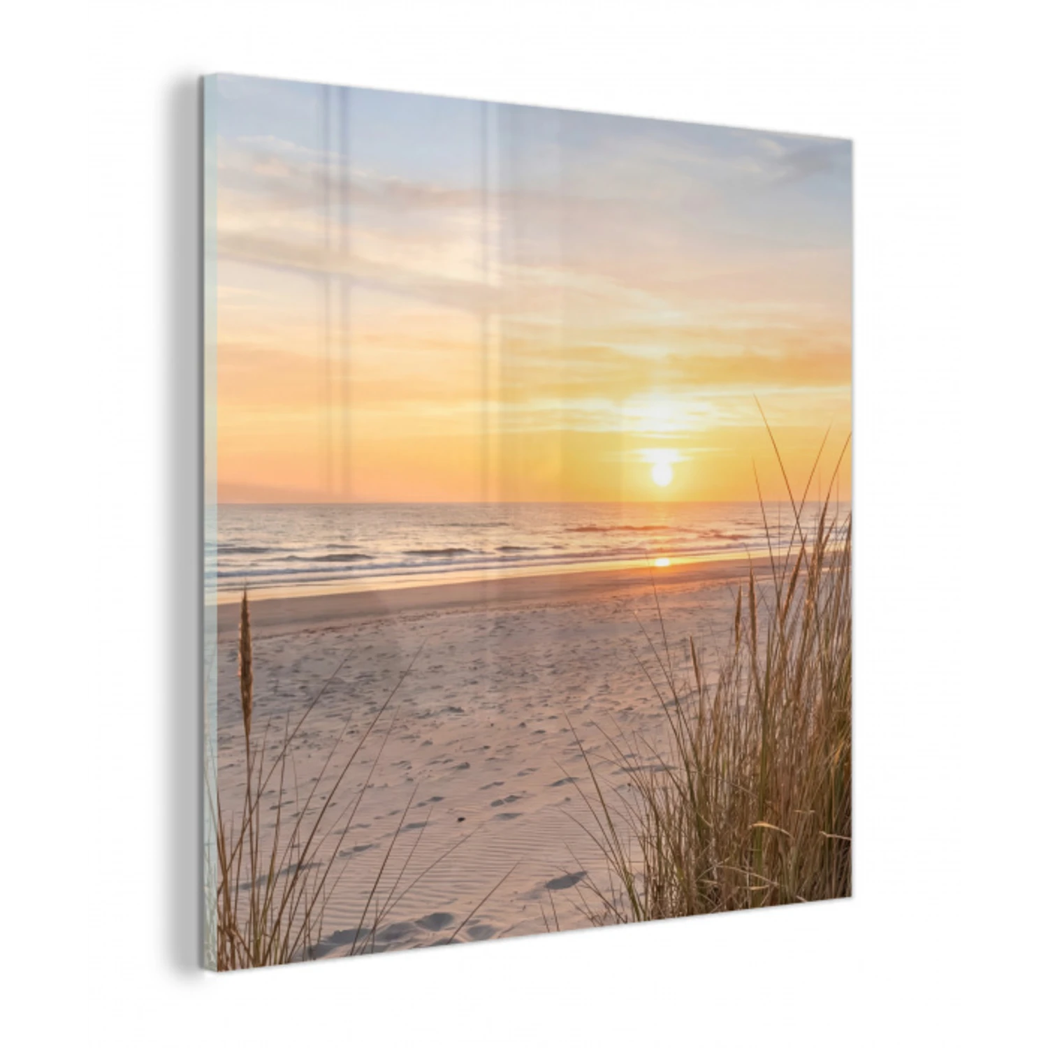 Zonsondergang - Duinen - Zee plexiglas 5mm klein -z3d