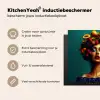 Vrouw - Hoodtooi - Tropisch - Fruit - Druiven Inductie beschermer vinyl 3mm middel -sfeer2