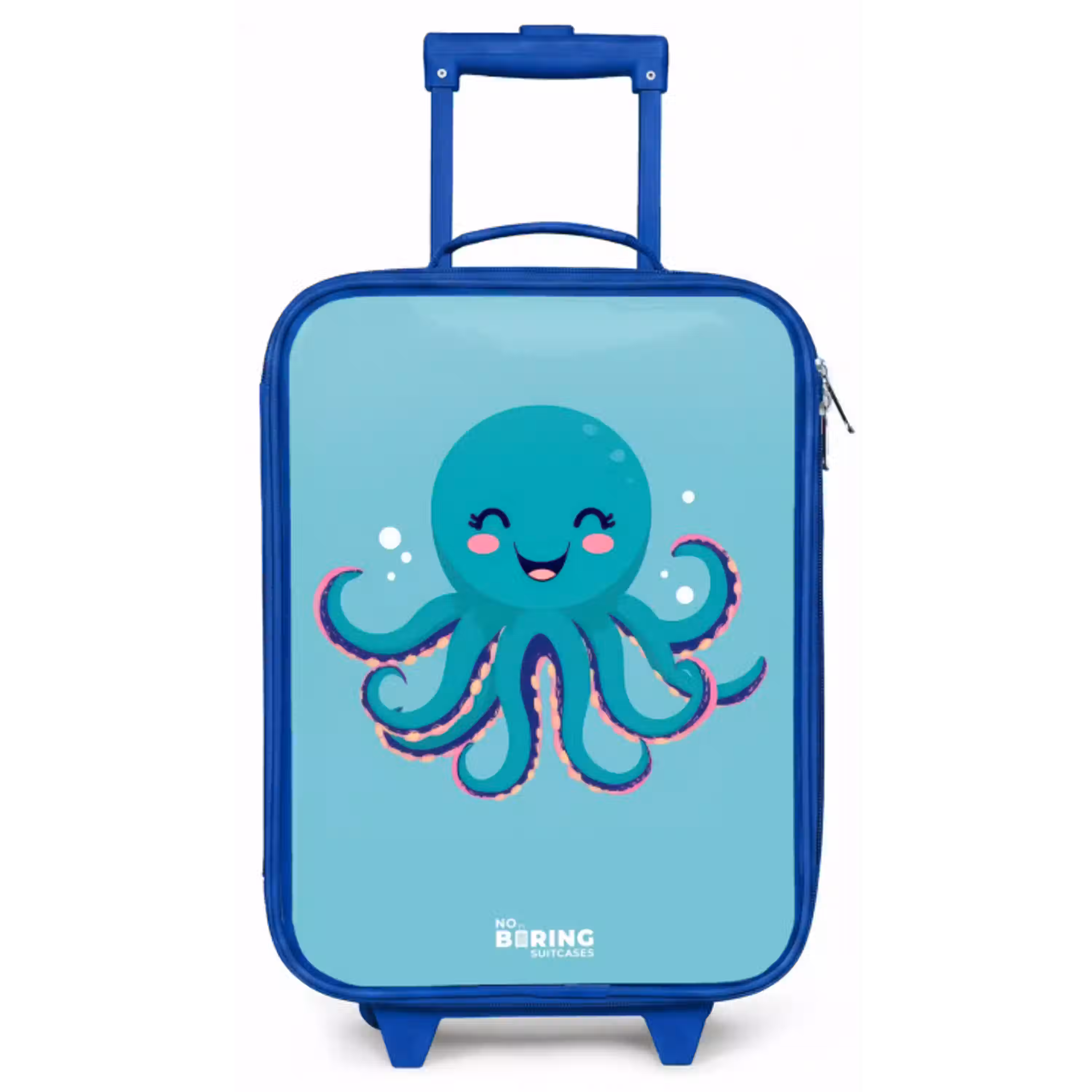 Octopus - Water - Blauw Kinderkoffer - Blauw klein -zz3dotto