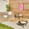 Chilipeper - Red - Hot - Quotes Tuinposter op houten frame 2 cm dik klein -sfeer2