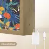 Zomer - Vlinder - Marineblauw - Blauw Light Box met batterij (Wandlamp) middel 907 -USP_websiteoplaadbaarNL