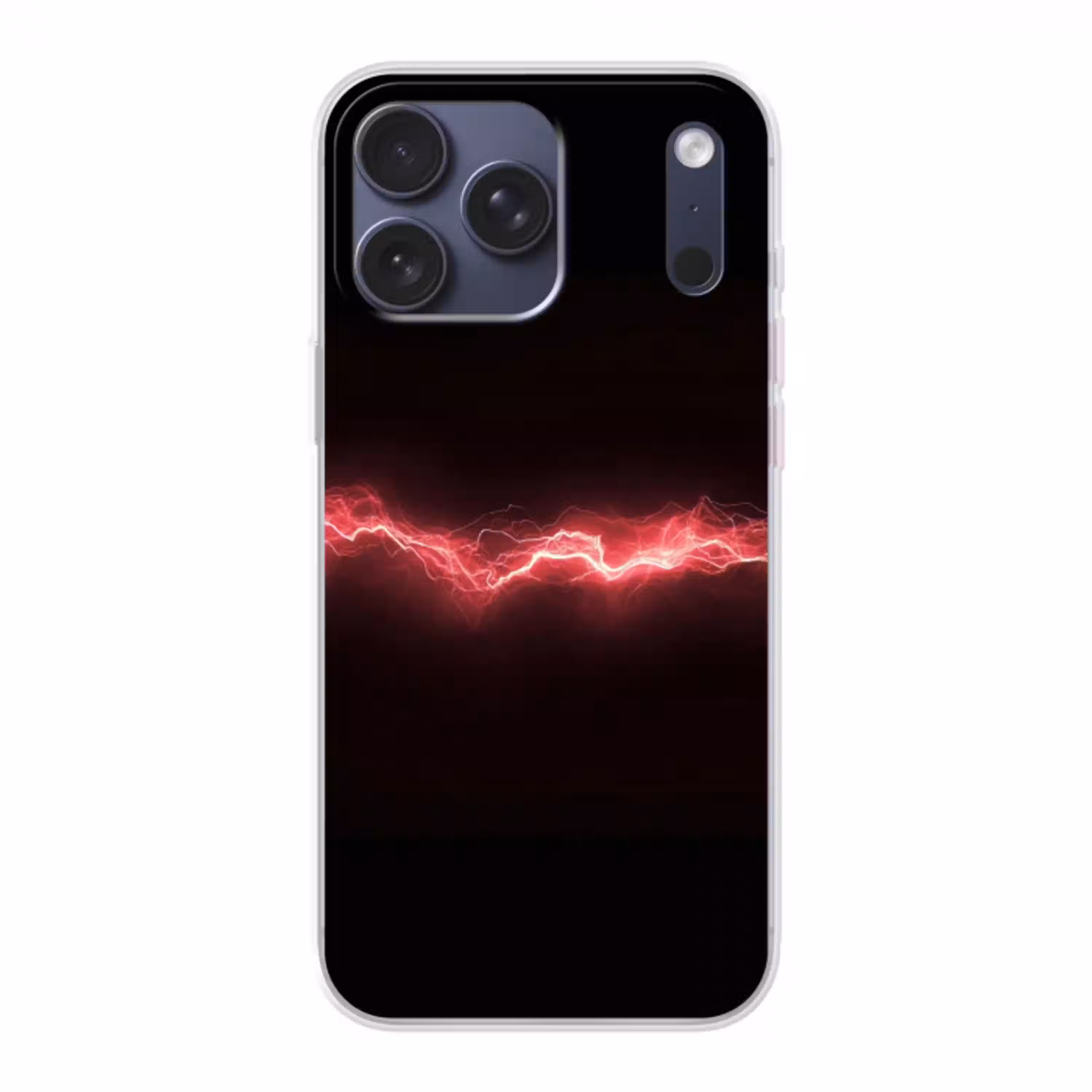Gaming - Rood - Elektriciteit - Energie  - Lijn Telefoonhoesje iPhone 17 Pro Max klein -3d