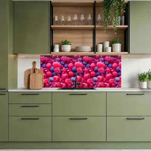 Frambozen - Bessen - Roze - Blauw keuken achterwand 2 middel 871 -sfeer3