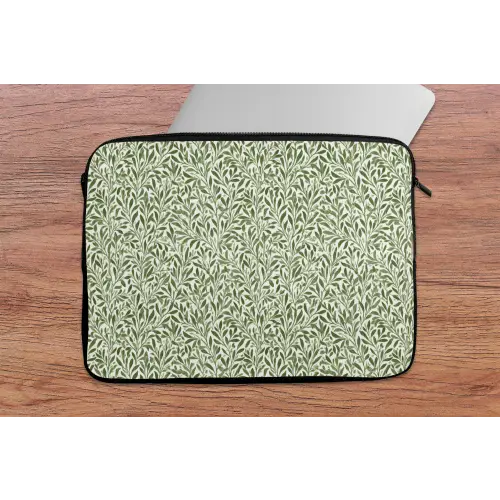 Botanisch - Takken - Groen laptophoes neopreen klein 279 -tafel