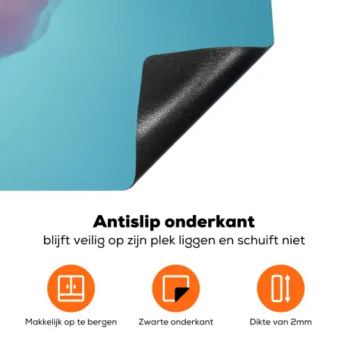 Suikerspin - Zoet - Snoep Inductie beschermer vinyl 3mm klein -zzzzzzz-td-onderkant