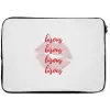 Bisous - Lip - Wit - Rood laptophoes neopreen klein -zkaufland3dotto
