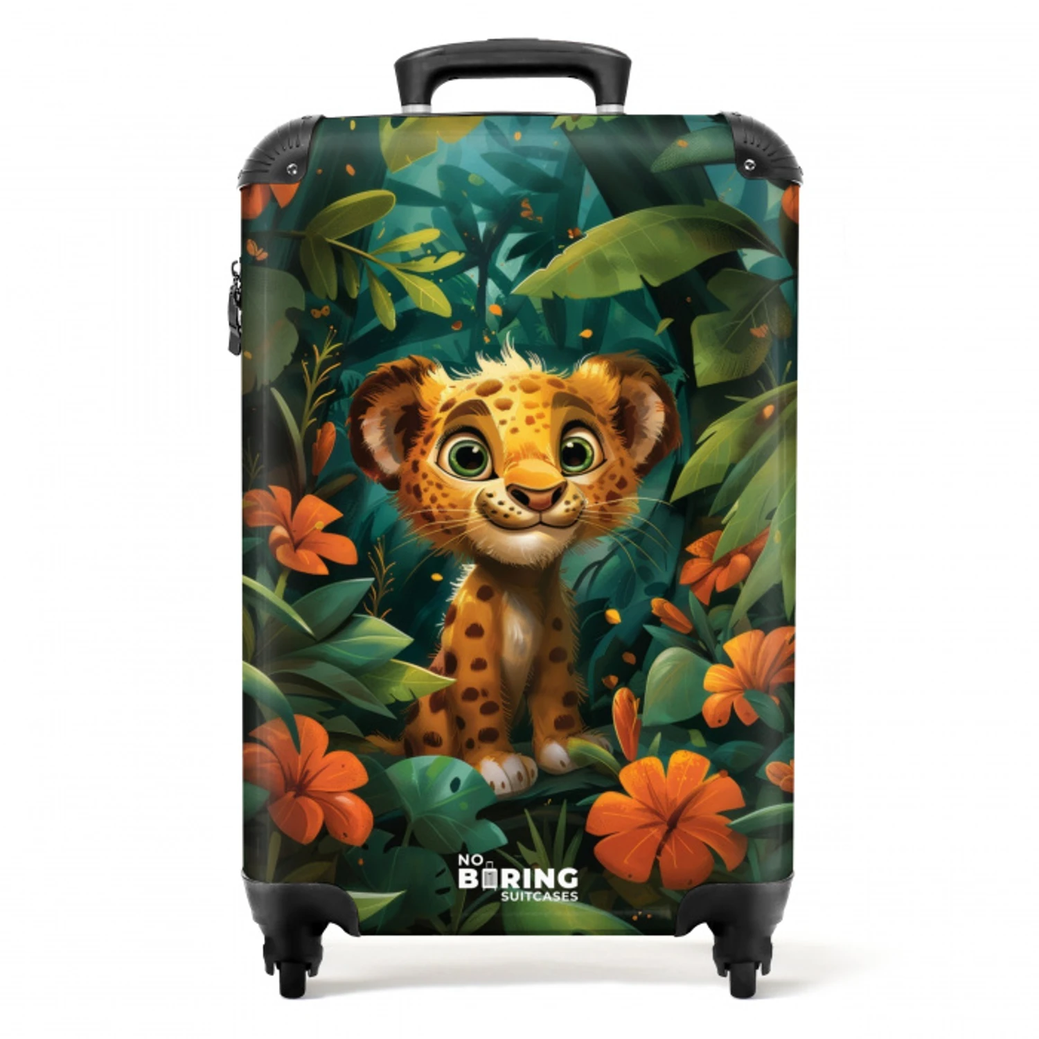 Liam luipaardje NBS - Handbagage koffer - Unisex middel -productfoto_recht