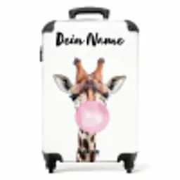 Kauwende Kobus NBS - Handbagage koffer - Kinderen Unisex middel -productfoto_recht