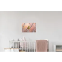 Groenling - Katjes - Lente - Natuur - Zacht Muursticker klein -kinderkamer
