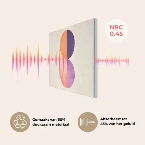 Abstract - Cirkels - Paars PET vilt klein -USP_NL