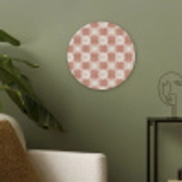 Retro - Klassiek - Roze Akoestische PET Vilt - Rond klein 838 -sfeer2