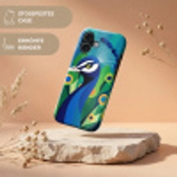 Pauw - Cirkels - Blauw Toughcase MagSafe Apple iPhone 17 klein -USP_RandenV_DE