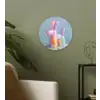Dier - Ballon - Pasteltinten - Glanzend Wandcirkel plexiglas klein -sfeer3