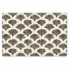 Waaiers - Botanisch - Zwart - Beige Placemat vinyl groot 368 -zzsfeer1_Kitchenyeah-website