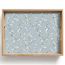 Klassiek - Bloemen - Blauw Dienblad Rechthoek middel 911 -z3d_shopping