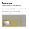 Waaier - Geometrisch - Groen Muismat XXL klein 681 -sfeer5