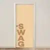 Swag - Bruin - Beige deurposter klein -3d_beige
