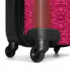 Felroze slangenhuid met symmetrische schubstructuur NBS - Handbagage koffer - Volwassenen Unisex middel -wiel