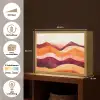 Abstract - Landschap - Golven Light Box met batterij (Wandlamp) middel -USP_websiteoverzichtNL