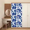 Floraal - Modern - Blauw deurposter klein 289 -sfeer3