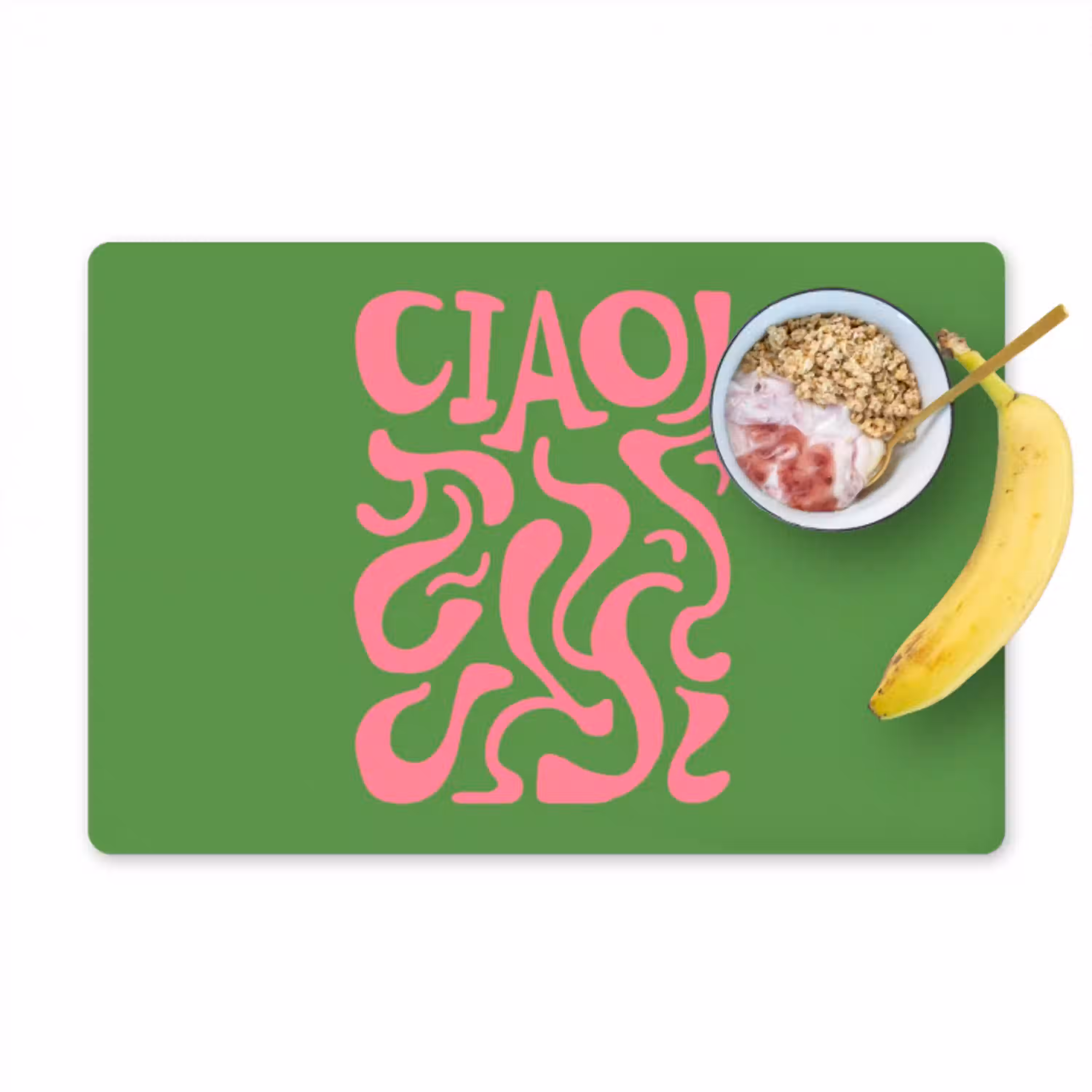 Abstract - Roze - Ciao - Vormen Placemat vinyl groot -zzzproduct_Kitchenyeah-website