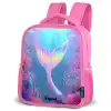 Zeemeermin - Koraal - Water Kinderrugzak - Roze middel -schuin