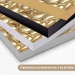Abstract - Modern - Goud Textielframe zwart klein 947 -USP_kleurenNL