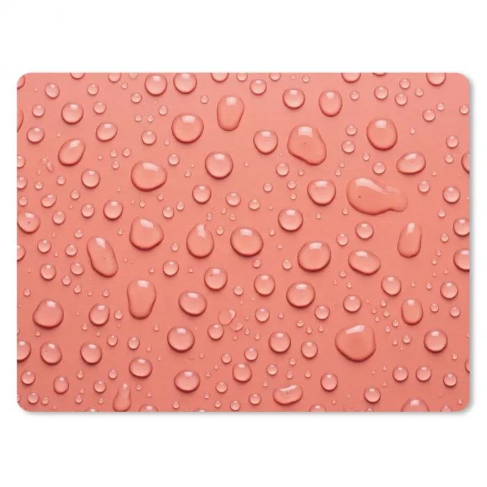 Water - Druppels - Roze muismat rubber klein -3d