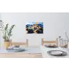 Dorp - Heuvelachtig - Zon - Mozaïek Muursticker klein -eettafel