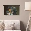 Stilleven met bloemen - Schilderij van Eelke Jelles Eelkema Wandkleed katoen klein -sfeer4