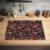 Spat - Abstract - Waterverf - Zacht Inductie beschermer vinyl 3mm klein 276 -sfeer5
